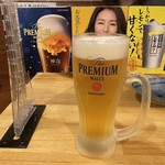 Jukusei Udon Nakaya - 生ビール