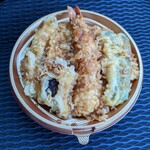 角上魚類 - 海鮮天丼650円