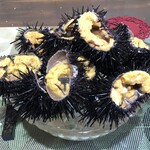 開運丸 - 山盛りのウニ！
