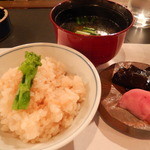 はら田 - 新生姜の釜飯