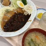 札幌開発建設部食堂 - エスカロッププレート 650円