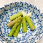 ゆたか食堂 - 朝どれ生アスパラ