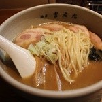 麺屋吉左右 - らーめんの麺アップ