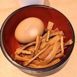 はるちゃんラーメン - 追加はるたまとメンマ