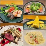 Osteria Orto - お通しと小皿（4皿）コース