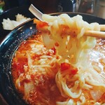 Teuchi Ramen Hayabusa - チーズがとろとろ