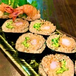 虾天妇罗Shrimp tempura rolled sushi