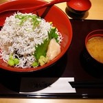 海仙道楽 - 大漁釜あげしらす丼