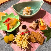 日本料理 「源氏」 ヒルトン名古屋 - 前菜　秋らしくて美しい