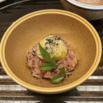 京懐石 吉泉 - 栗赤飯