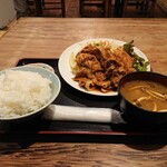 Atago shokudou - 生姜焼き定食