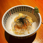 いざかや しん - 海老まぜ御飯は息子がオーダーした締め料理です。一口もらいましたが、ちゃんと海老の風味が活かされていました(o^^o)