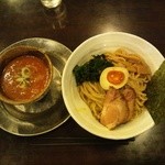 荒川らーめん魂 あしら - 辛味噌つけ麺[旧どさん子荒川店]