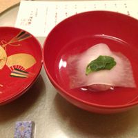 旬彩 猪名野 - 椀盛　菖蒲豆腐