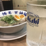 博多 天神麺 - レモン酎ハイ