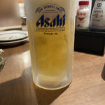 串かつ 天ぷら ひろかつ - 生ビール（中）