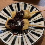 串かつ 天ぷら ひろかつ - 味噌串かつ