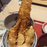 Tempura Ebinoya - 穴子丼ズーム