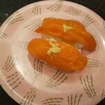 回転寿司 根室花まる - ほやの握り(253円)