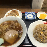 武龍 - Dセット ラーメン＋餃子＋炒飯 700税込