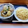 あぢとみ食堂 - 料理写真:つけタンメン 850円、つけ麺大盛 200円