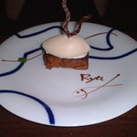 レストランRyu - ・ガトーショコラと紅茶のアイスクリーム