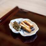 江戸前芝浜 - 鮑えんがわ、焼穴子