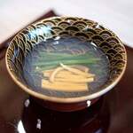 江戸前芝浜 - 雌貝鮑すまし碗