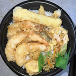 ほっともっと - 上 海鮮天丼　ご飯大盛