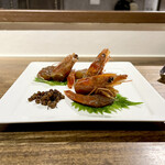 中華ダイニング 一途一心 - 赤海老の紹興酒漬け (980円)