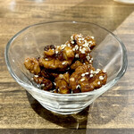 中華ダイニング 一途一心 - お通し 胡桃