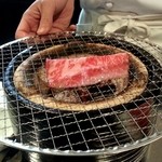 炭火焼ステーキ　天元 - 焼きすき