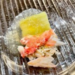 鎌倉 北じま - 2022.8.  翡翠茄子とイバラガニモドキ