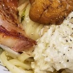 塩そば専門店 桑ばら - 雲丹と蛤のマゼソバ