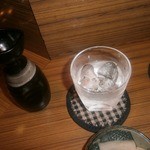 おでんまつやま - 久米仙をロックで！