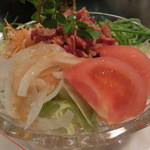 鎌田 - 大盛りｻﾗﾀﾞ