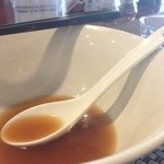 らぁ麺やまぐち - スープちょい残し
