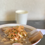 らー麺　Do・Ni・Bo - 朝ラー辛ネギトッピング