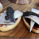 anchoa - シェフが一つ一つ説明してくれる、佐島産小肌のマリネ