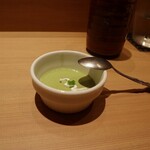 鮨 清松 - ◆甘味　（抹茶ムース）