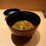 鮨 清松 - ◆椀物　（赤白だし）