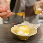 中津をにく - 塩アイス蜂蜜