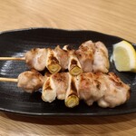 炭火串焼 らくだ - ねぎま塩