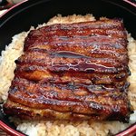 うなぎの甚八 - うな丼（鰻２人前入っている）　￥2800