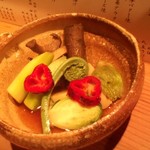 野菜の炊き合わせ