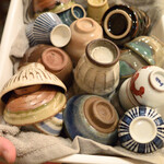 千代娘 - 熱燗はお好みのお猪口が選べます