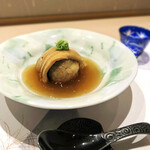 割烹 すぎやま - 4品目:蓮根まんじゅう穴子巻き 穴子の出汁あんあけ