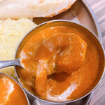 インド定食 ターリー屋 - ジンガマサラ(濃厚でクリーミーなエビカレー)