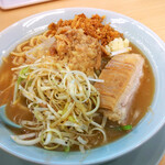 顎で喰らえ - ミニラーメン＋味ネギ