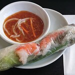 ハロー ベトナムレストラン - hello ! Vietnam ＠西葛西駅前店 ブンボフェセットに付く生春巻き
